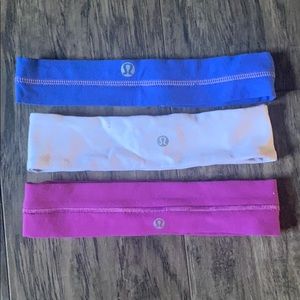 Bundle of 3 lululemon headbands